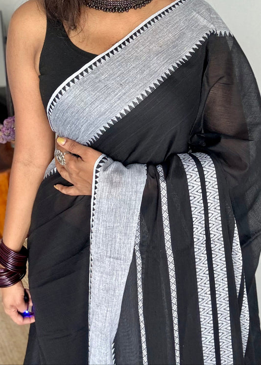 dhaniakhali saree, dhonekhali saree, bengal handloom saree, breathable summer saree, handloom saree