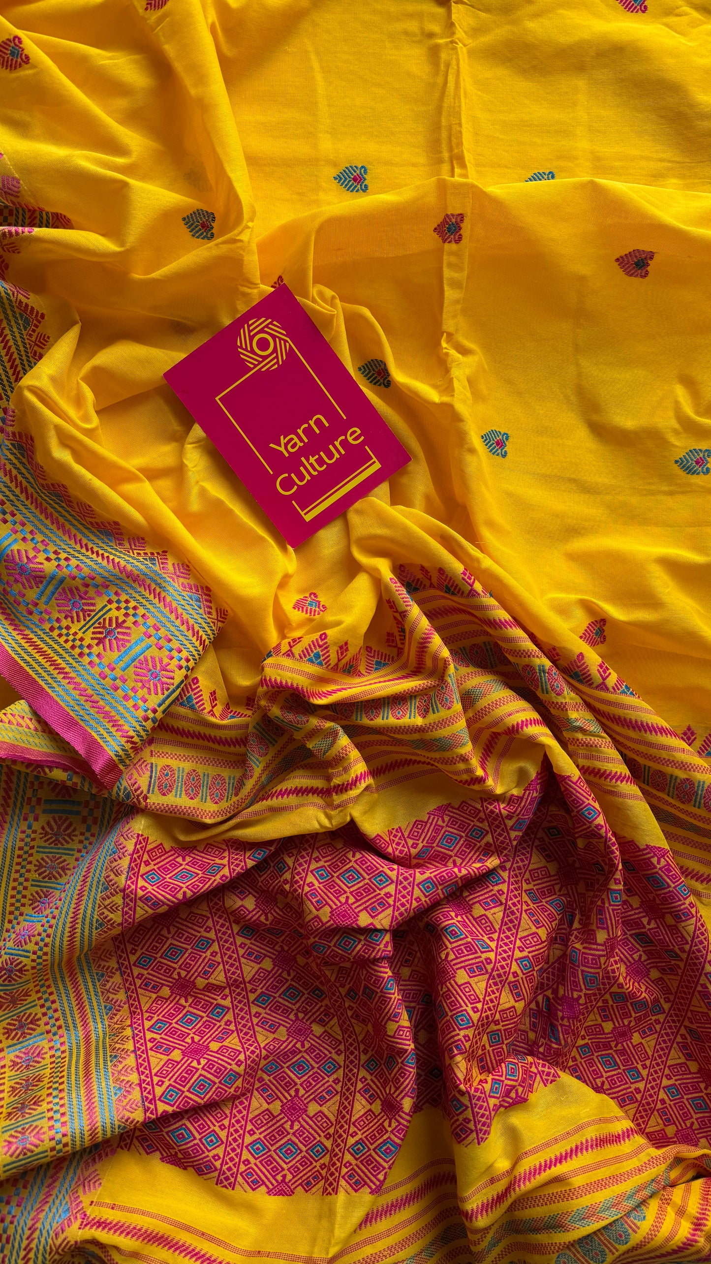 Rongmoni (ৰঙমণি)  - a gem of colors, soft cotton - YCHOTEAJA209