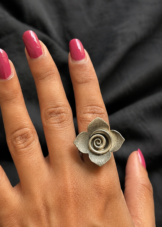 Adjustable ring, rose - YCOSFR599