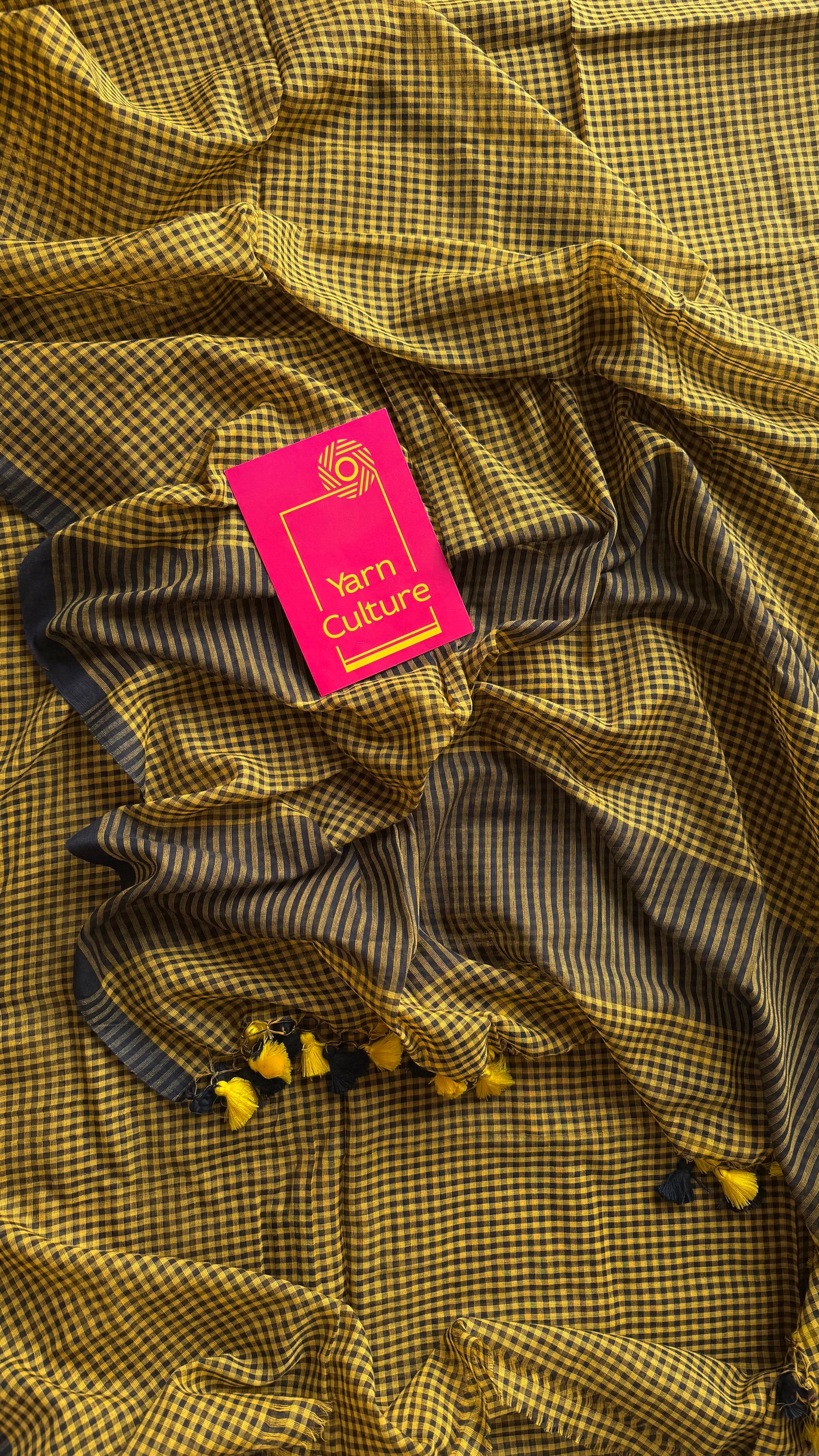 Yellow and black mul, micro checks - YCBCMCNO01