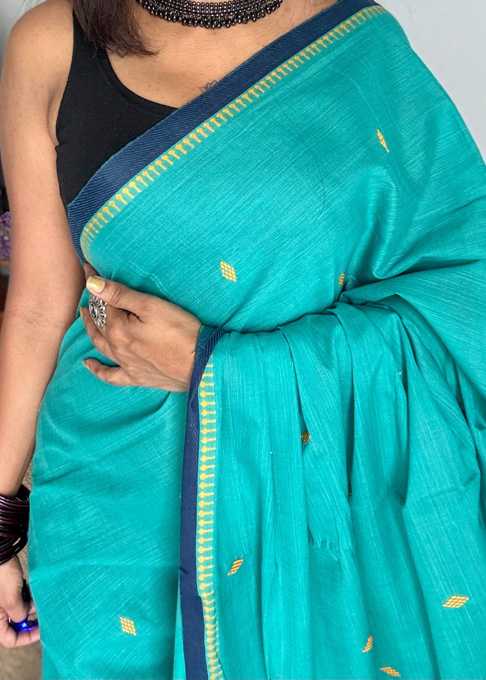 dhaniakhali saree, dhonekhali saree, bengal handloom saree, breathable summer saree, handloom saree
