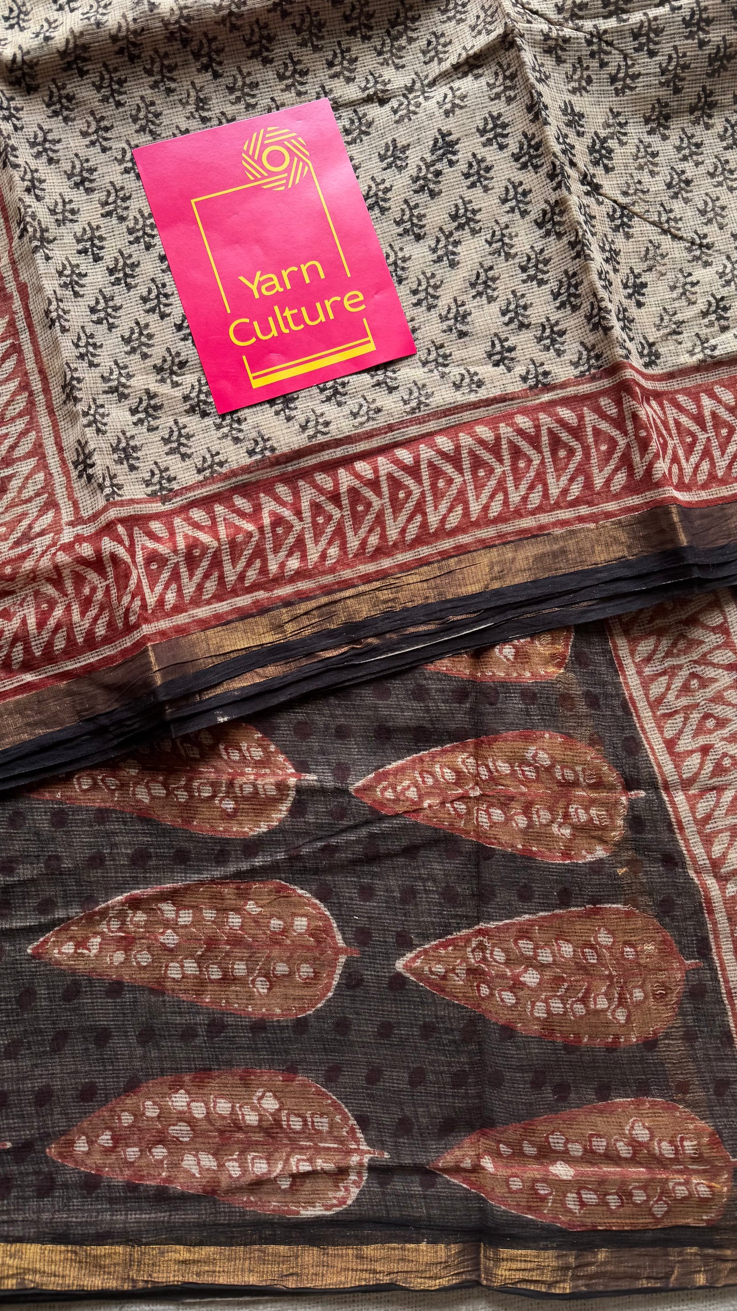 Kaavya, Kota Doria with zari border - YCTOROCBP72