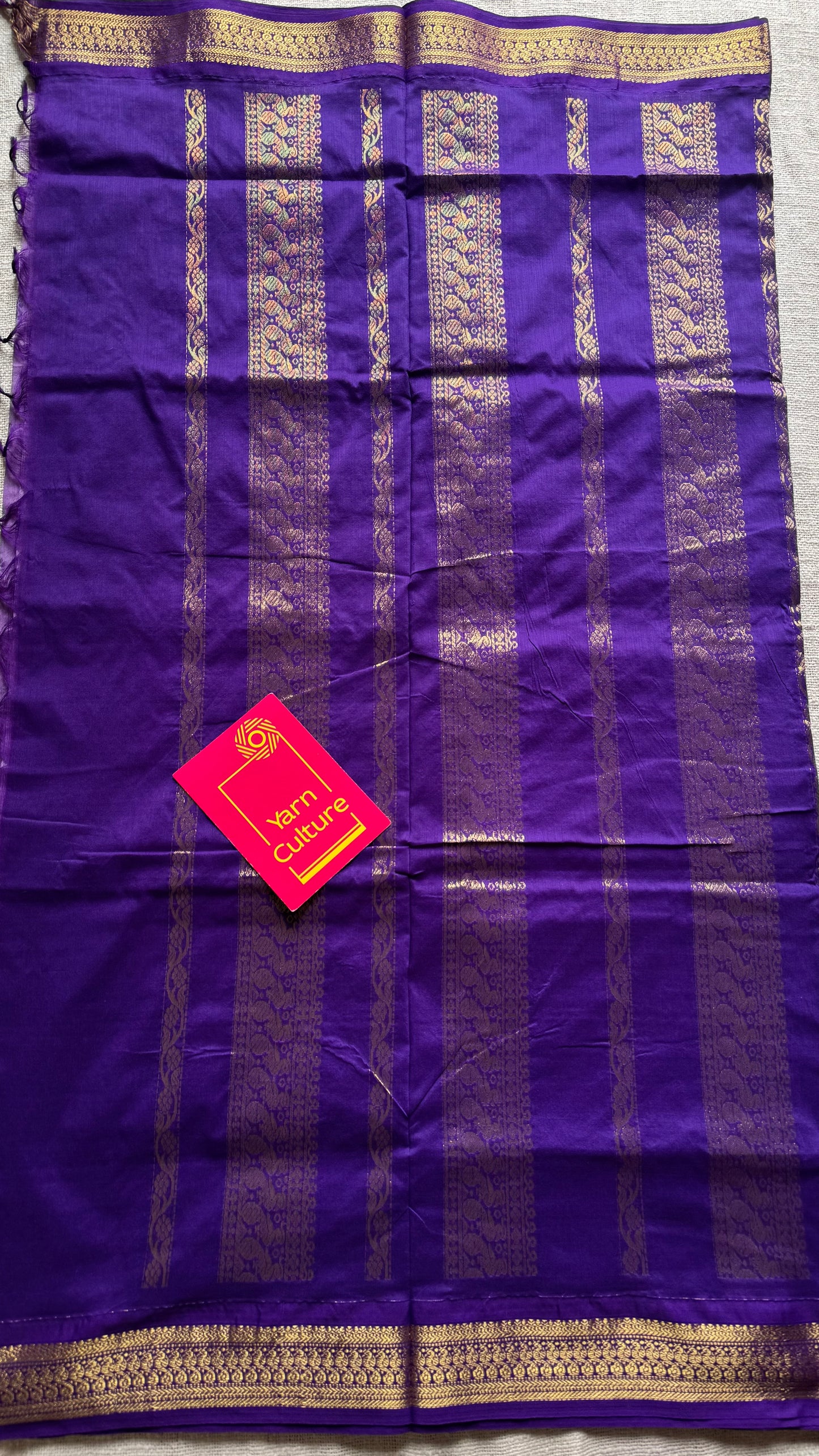 Lavender with purple - cotton silk - YCCOTNSEKCS08