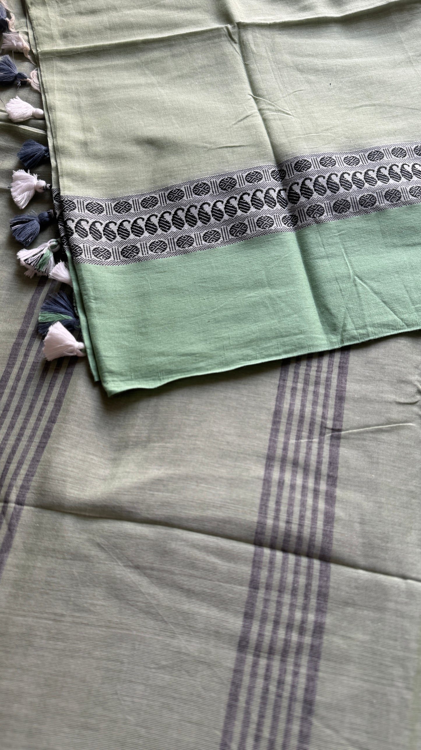 Whispers of Sage - Phulia Handwoven Soft Cotton YCBCFC14
