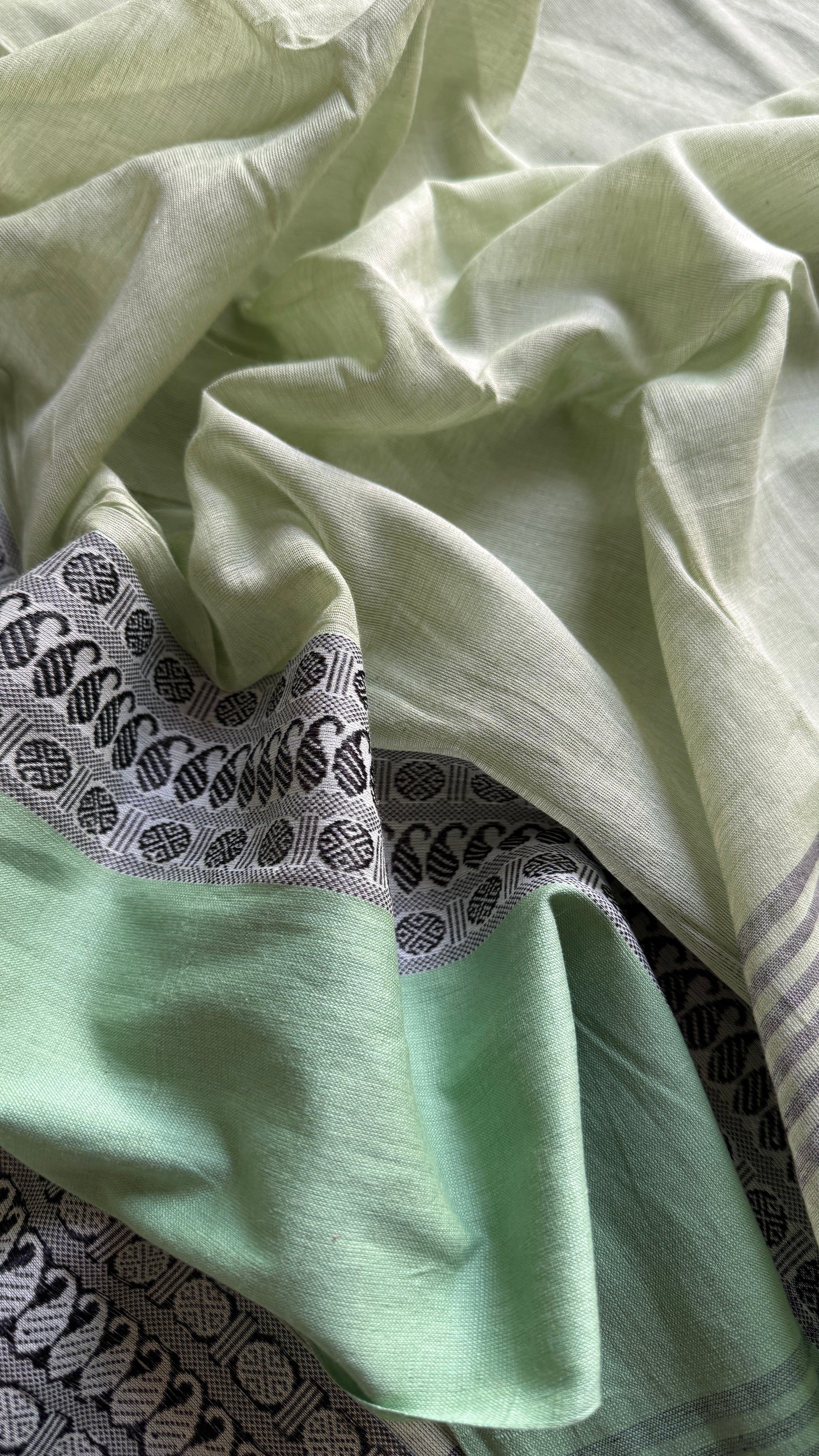 Whispers of Sage - Phulia Handwoven Soft Cotton YCBCFC14