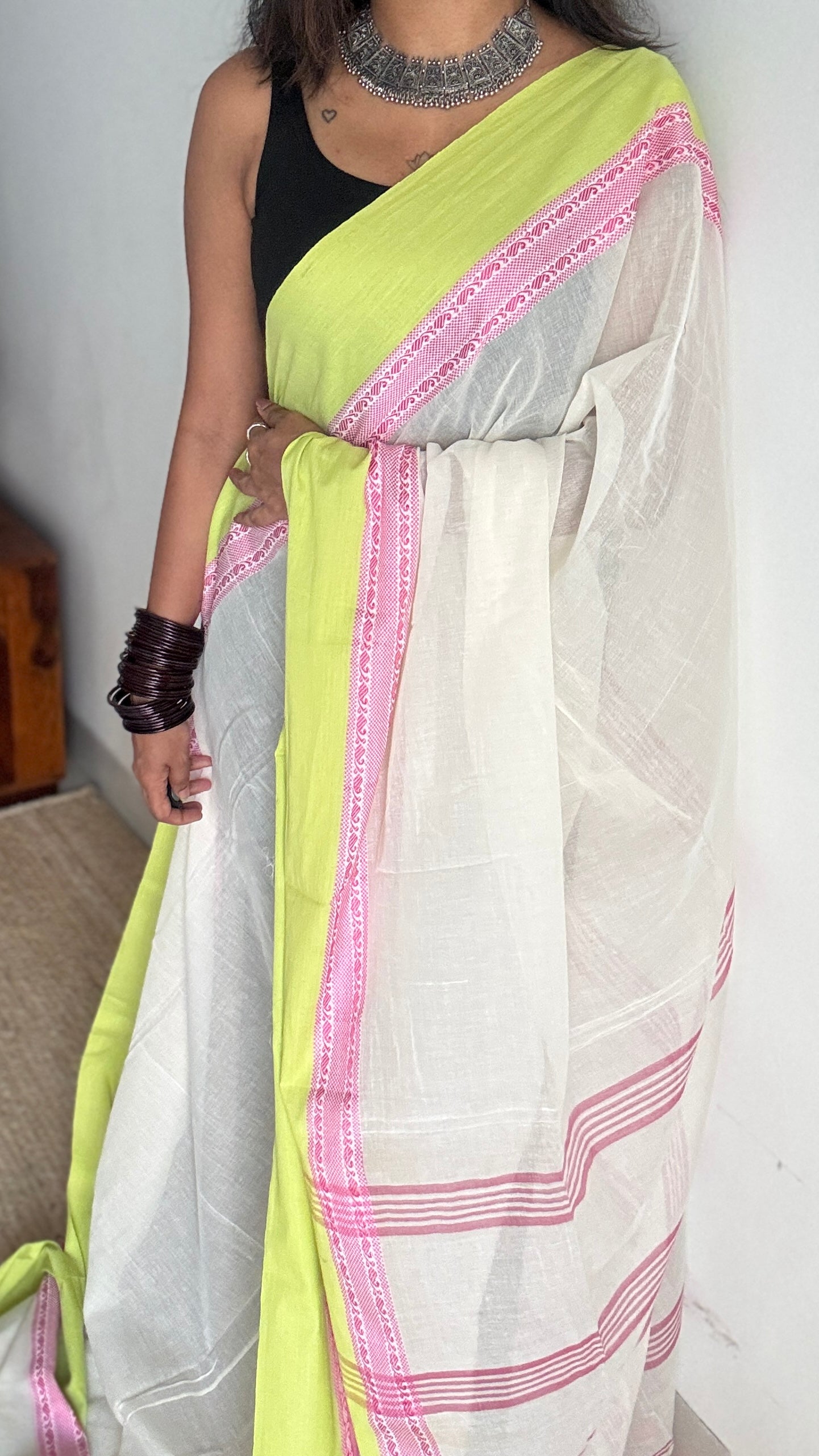 Citrus Blossom - Phulia Handwoven Soft Cotton YCBCFC12