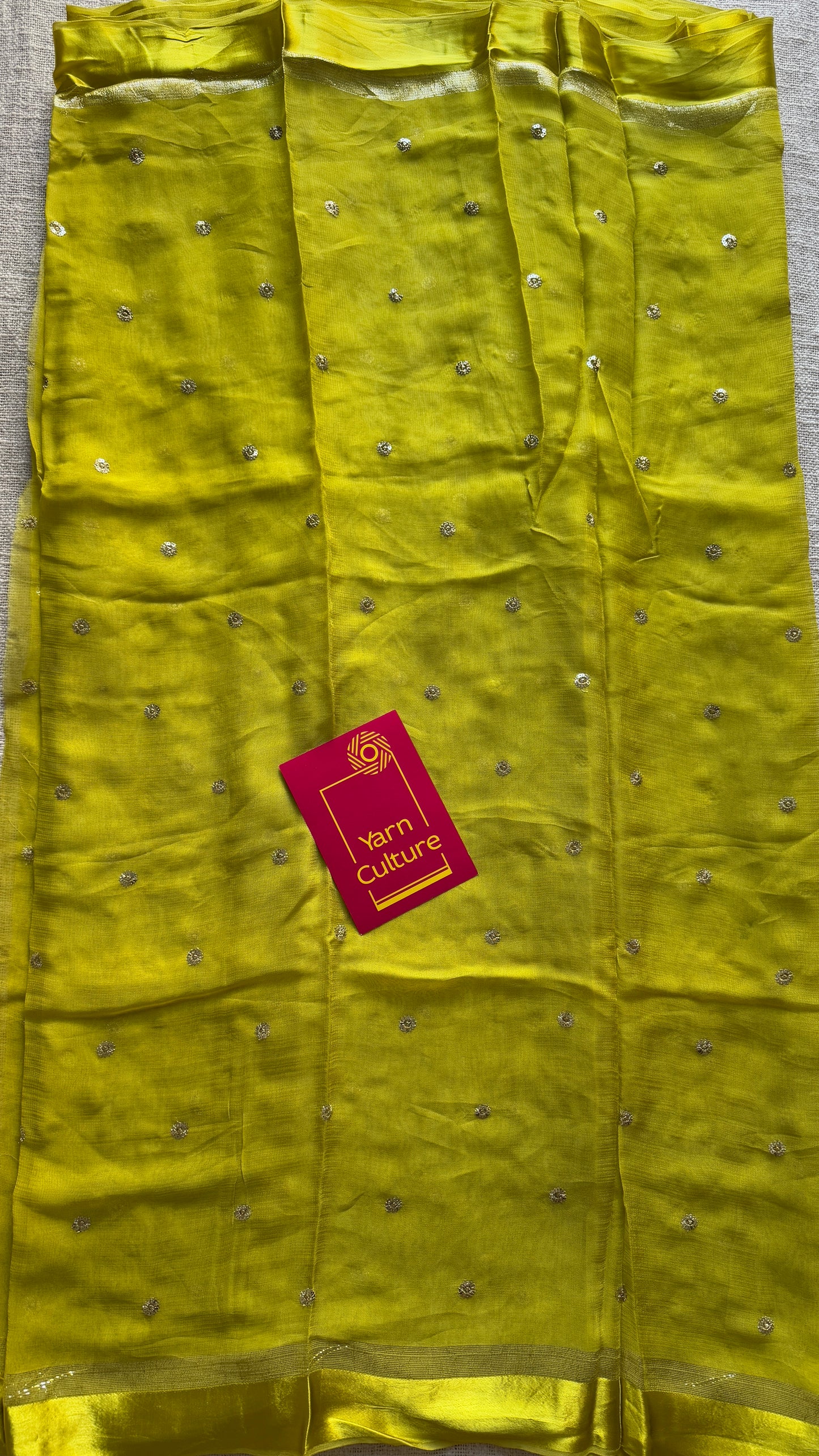Lemon Green - Viscose Georgette