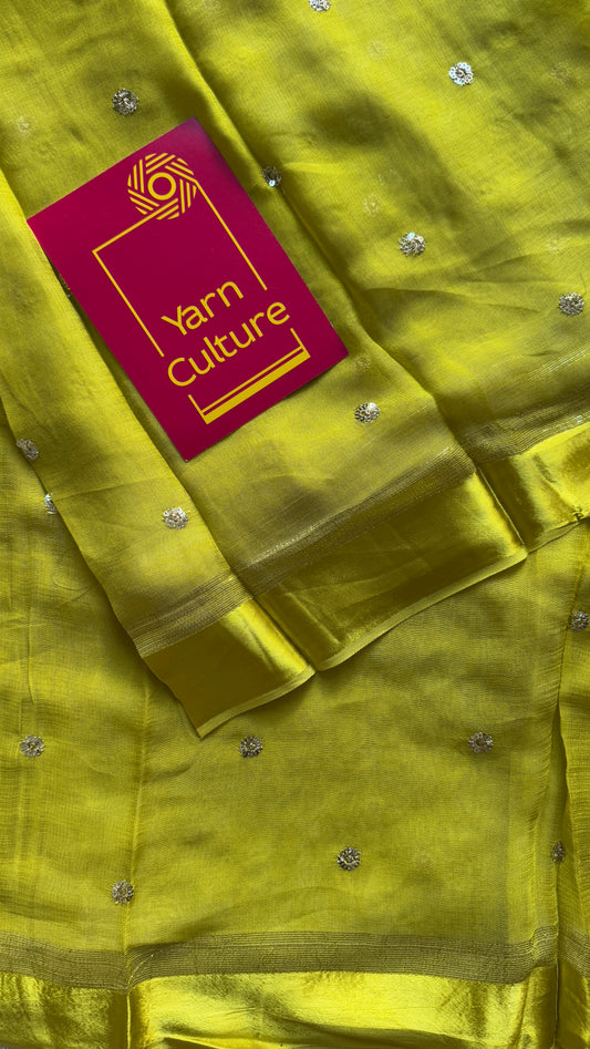 Lemon Green - Viscose Georgette