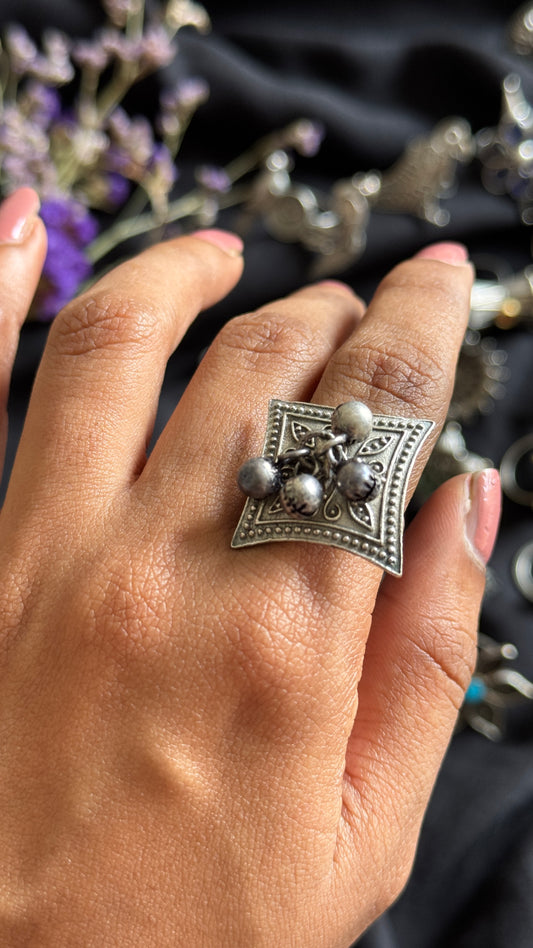 Adjustable Ring - ghungroo
