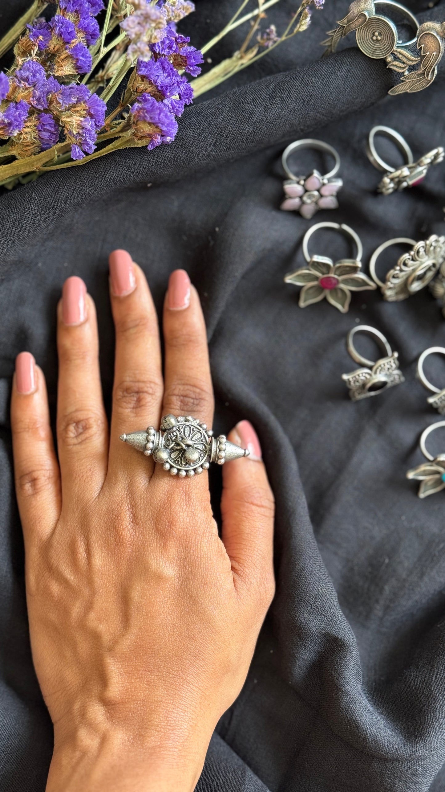Adjustable ring - ghungroo