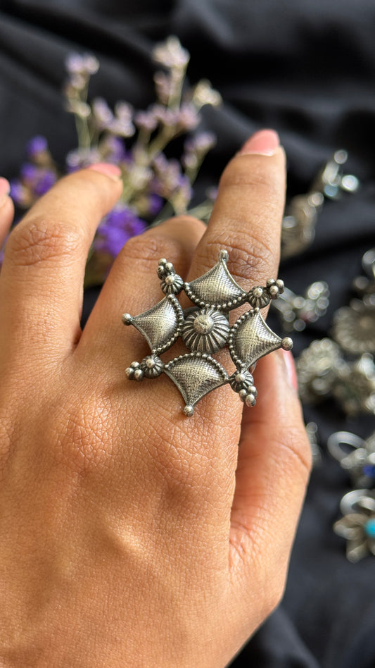 Adjustable square ring