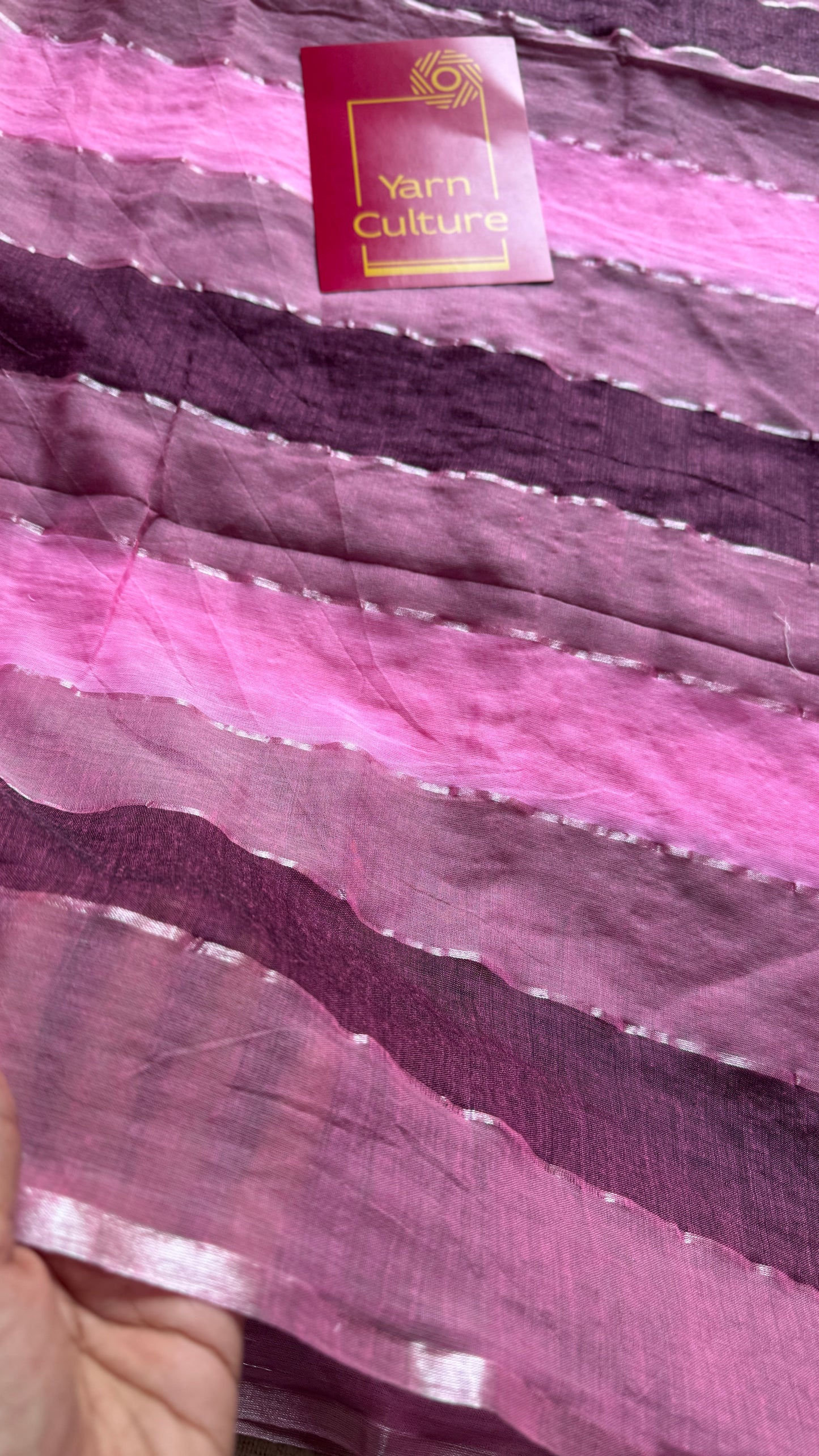 Raspberry Whirl (lighter) - Pink and wine colour block hues, mul cotton