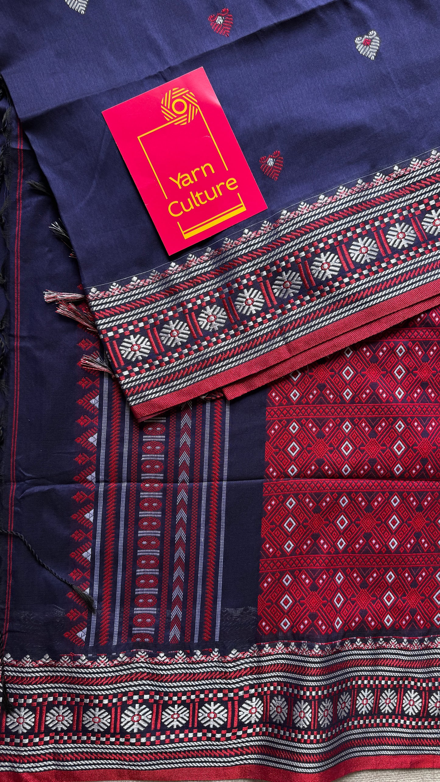Nilanjana (নীলাঞ্জনা) – One with deep blue eyes, soft cotton - YCHOTEA04