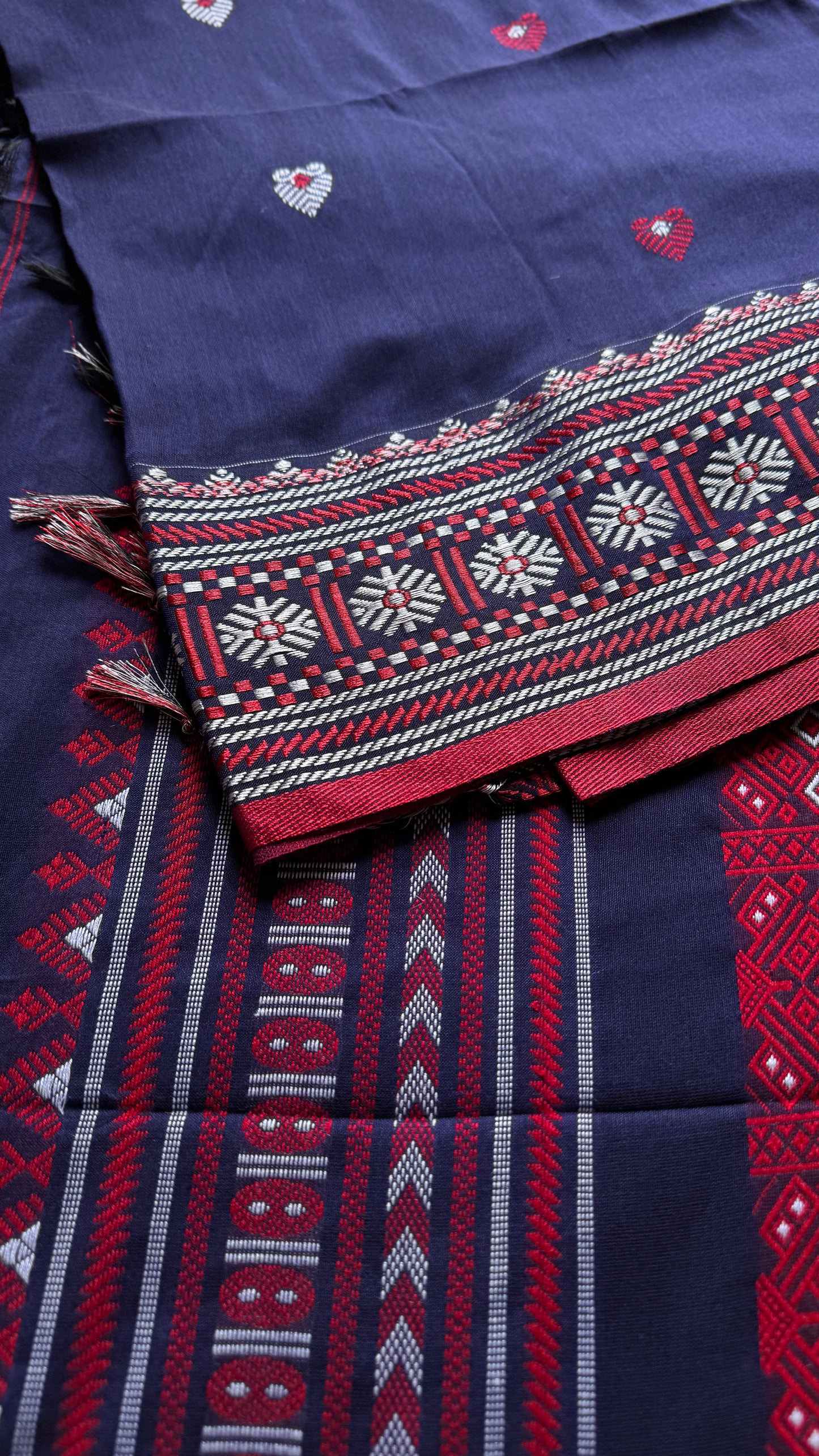 Nilanjana (নীলাঞ্জনা) – One with deep blue eyes, soft cotton - YCHOTEA04