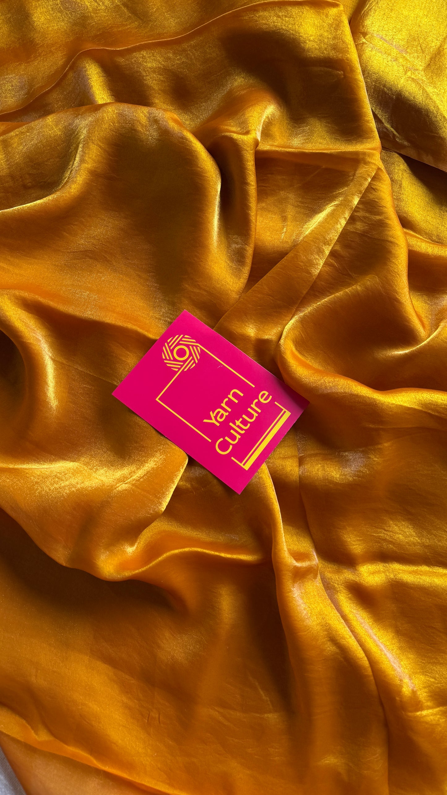 Golden Margarita - yellow velvet like dual tone, space silk