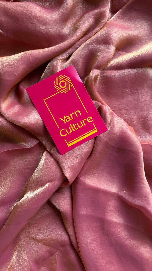 Rose Martini - light pink velvet like dual tone, space silk