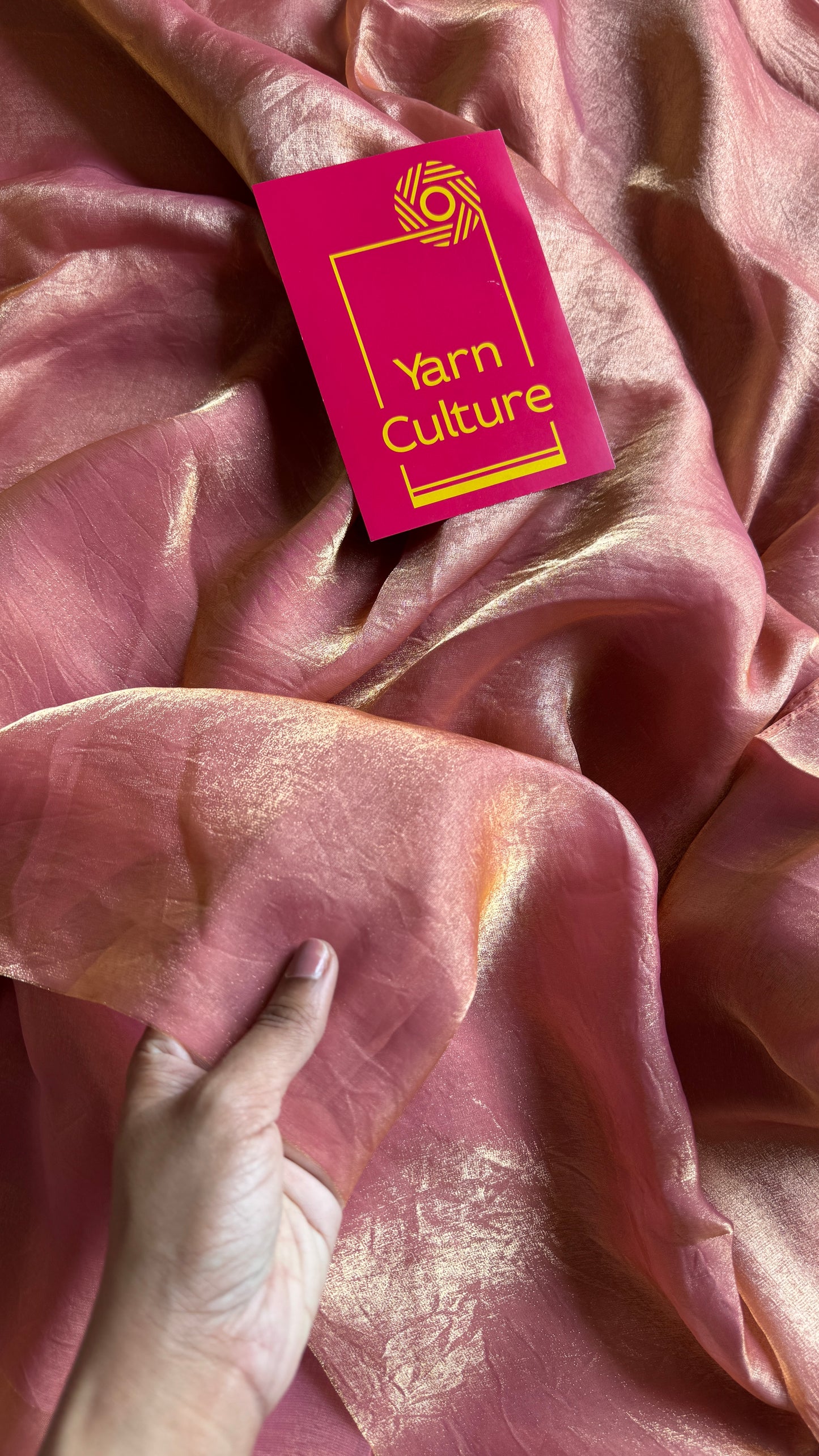 Rose Martini - light pink velvet like dual tone, space silk