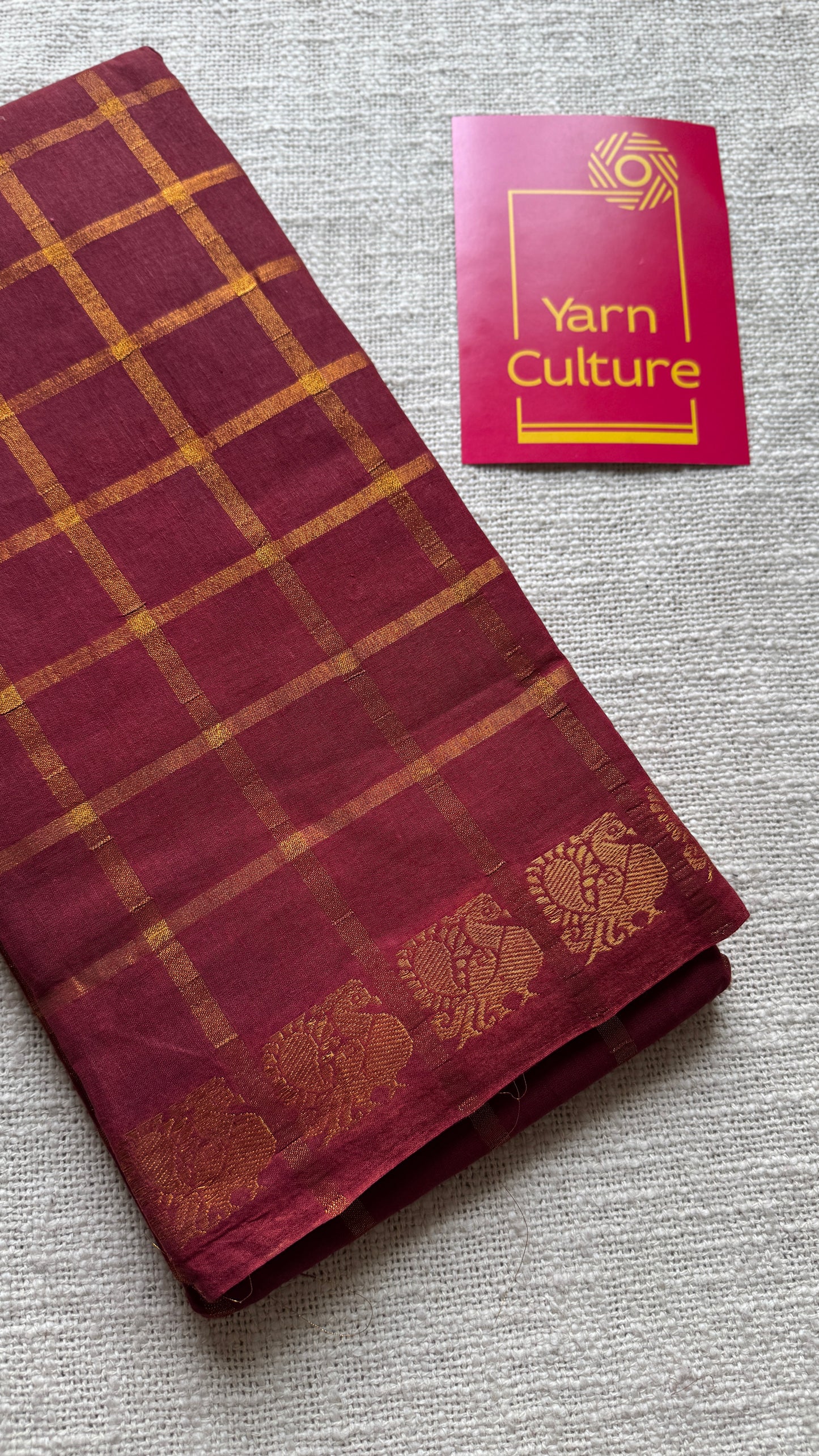 Maroon pavithra kattam sungudi