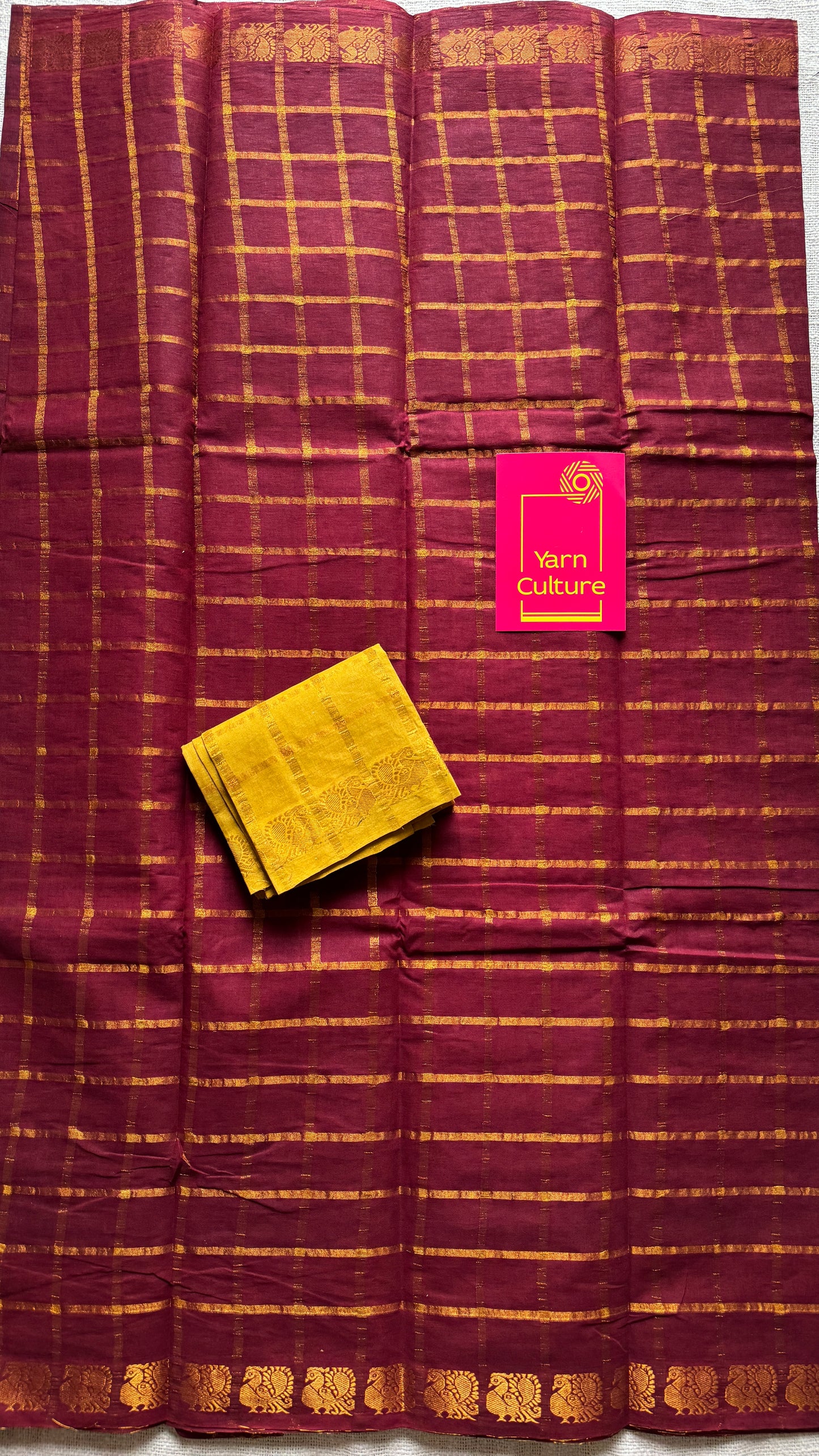 Maroon pavithra kattam sungudi