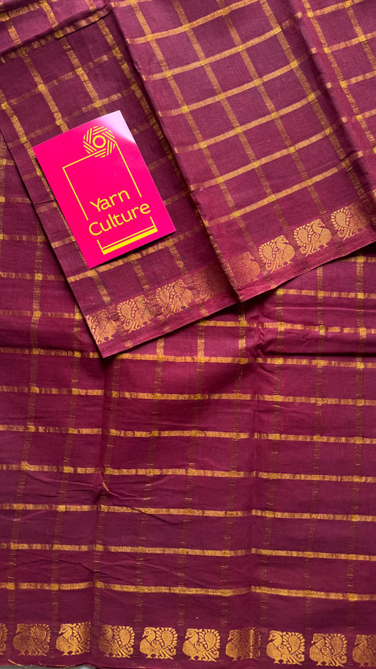 Maroon pavithra kattam sungudi