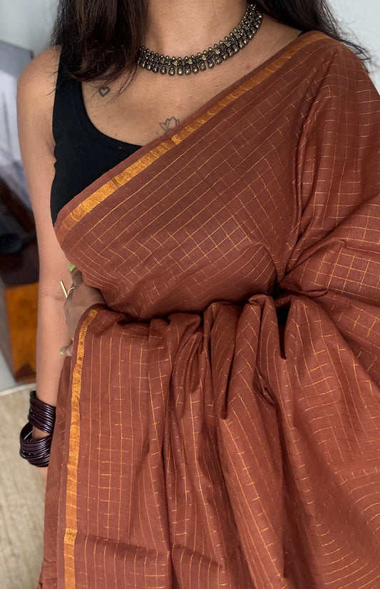 Brown mini kattam sungudi