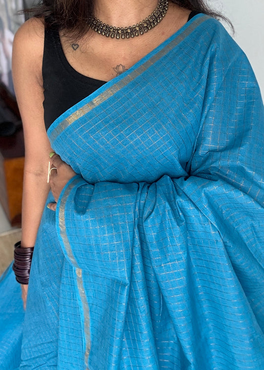 Blue mini kattam sungudi