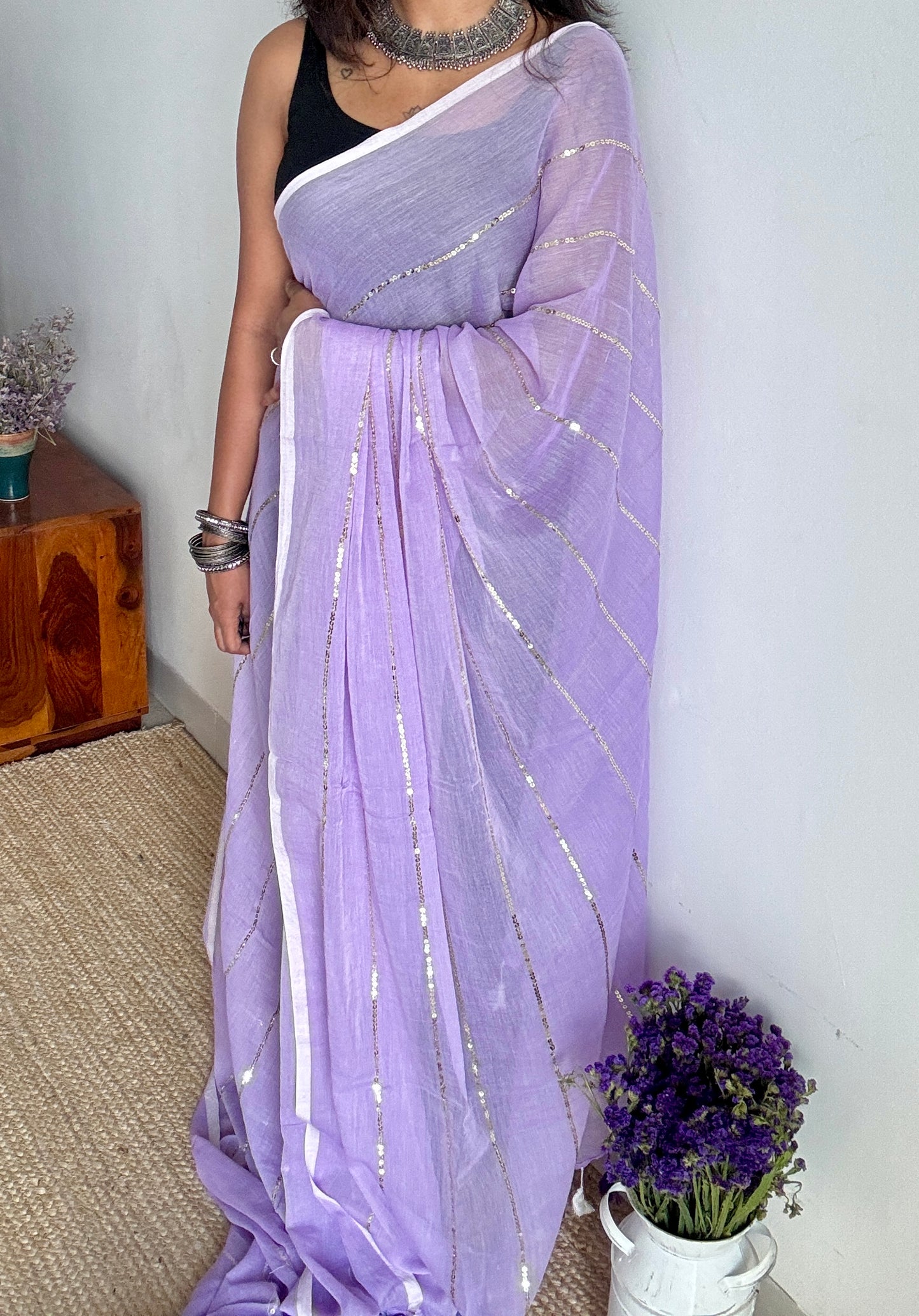 Lavender Mist  - Mul Cotton
