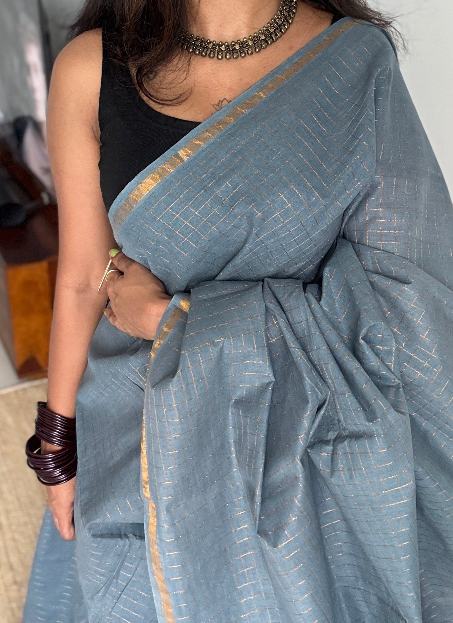 Grey mini kattam sungudi