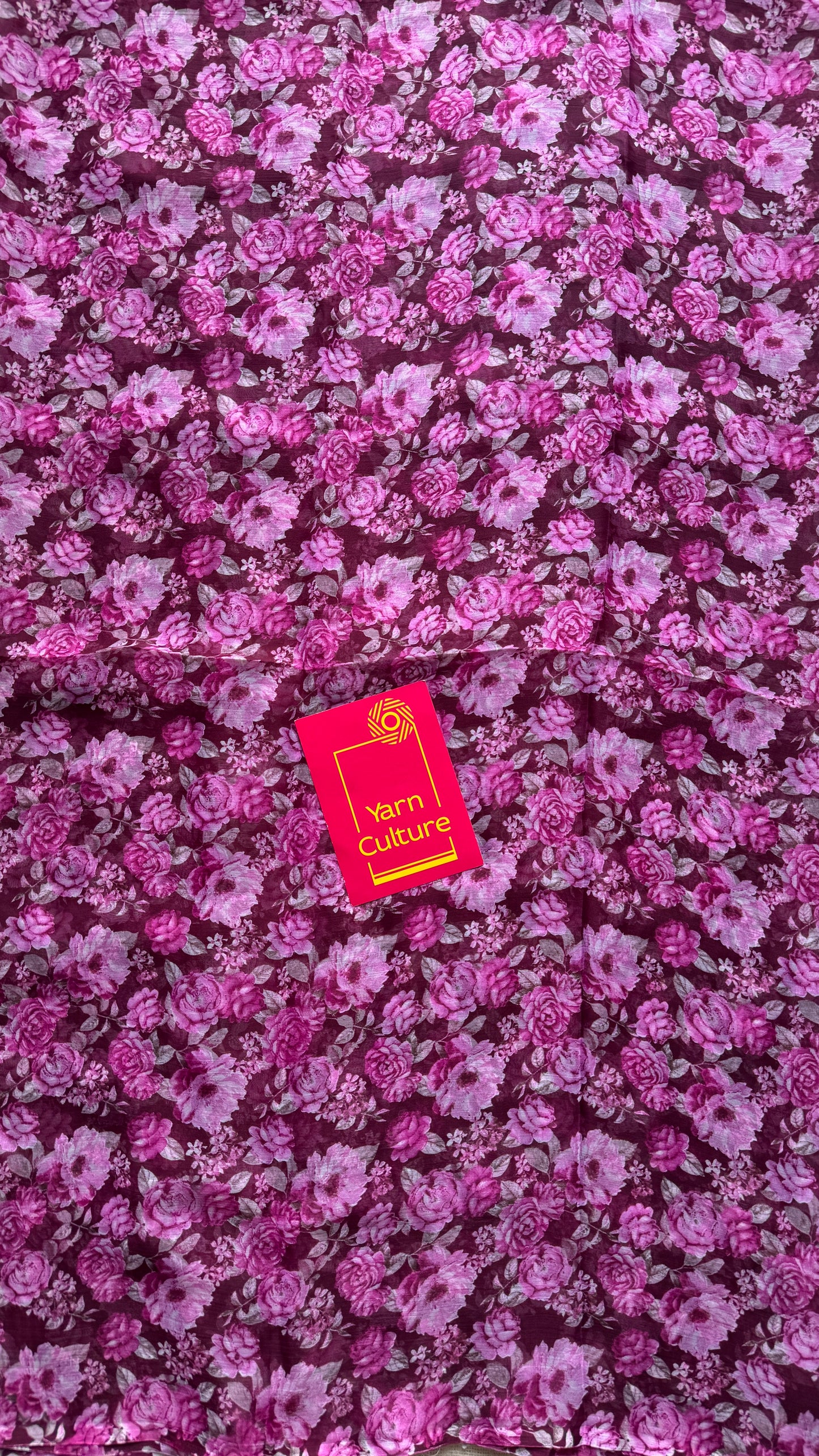Grape wine with roses, chiffon YCDOSFC07