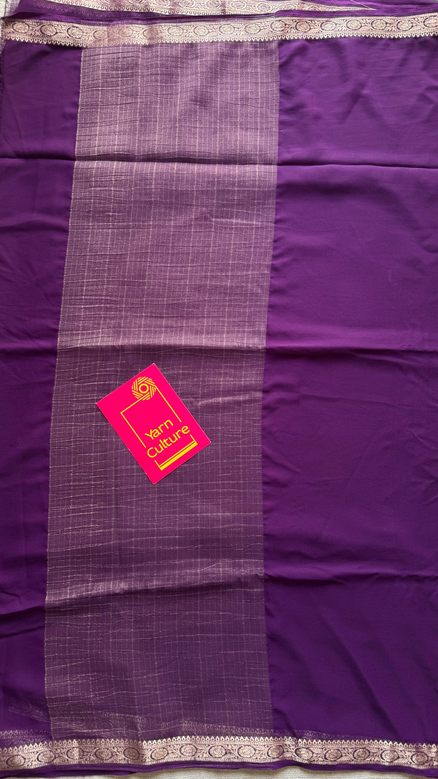 Purple Pink (vadamalli) - Chiffon