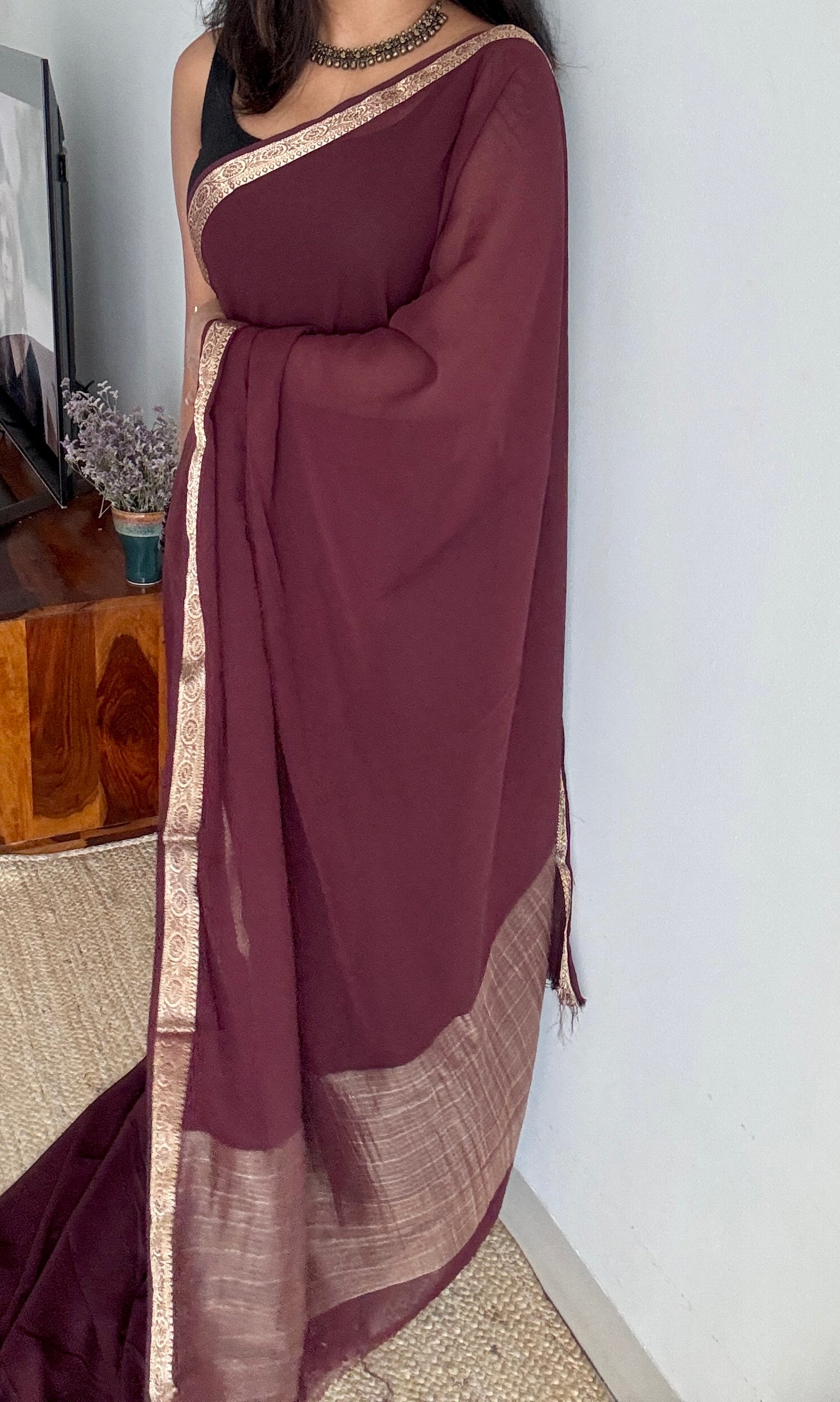 Coffee Brown - Chiffon - YCMDC06