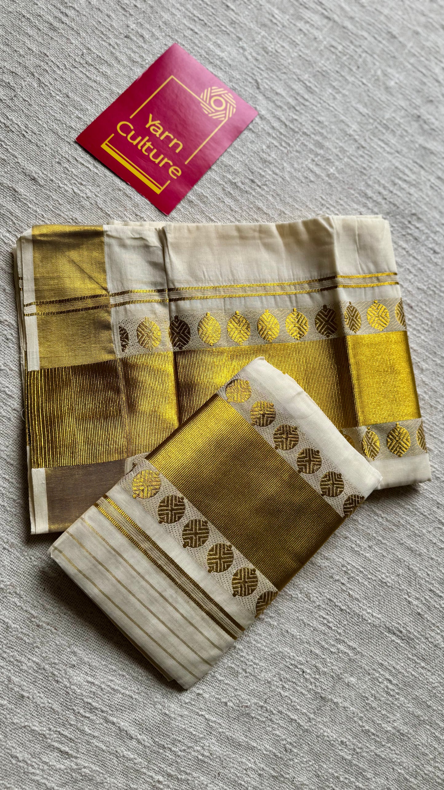 Set mund in classic ivory and gold - YCON25KCST14