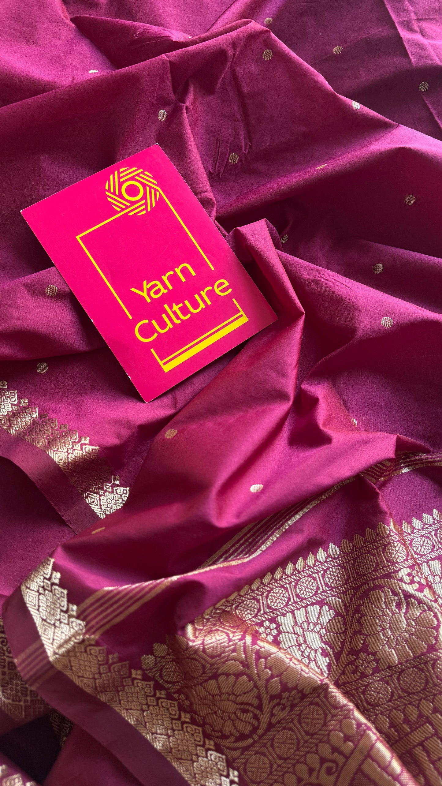 Deep Carmine - Kanchipuram Semi-Silk