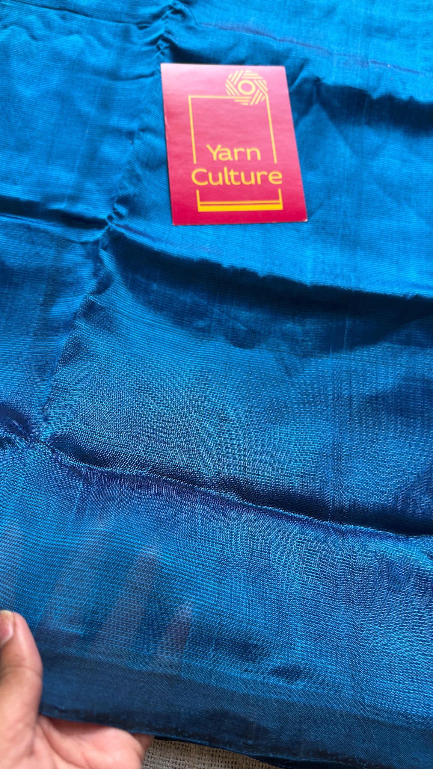 Plain royal blue, mangalgiri silk cotton, handwoven, soft, light weight - YCWOTDMSCM11