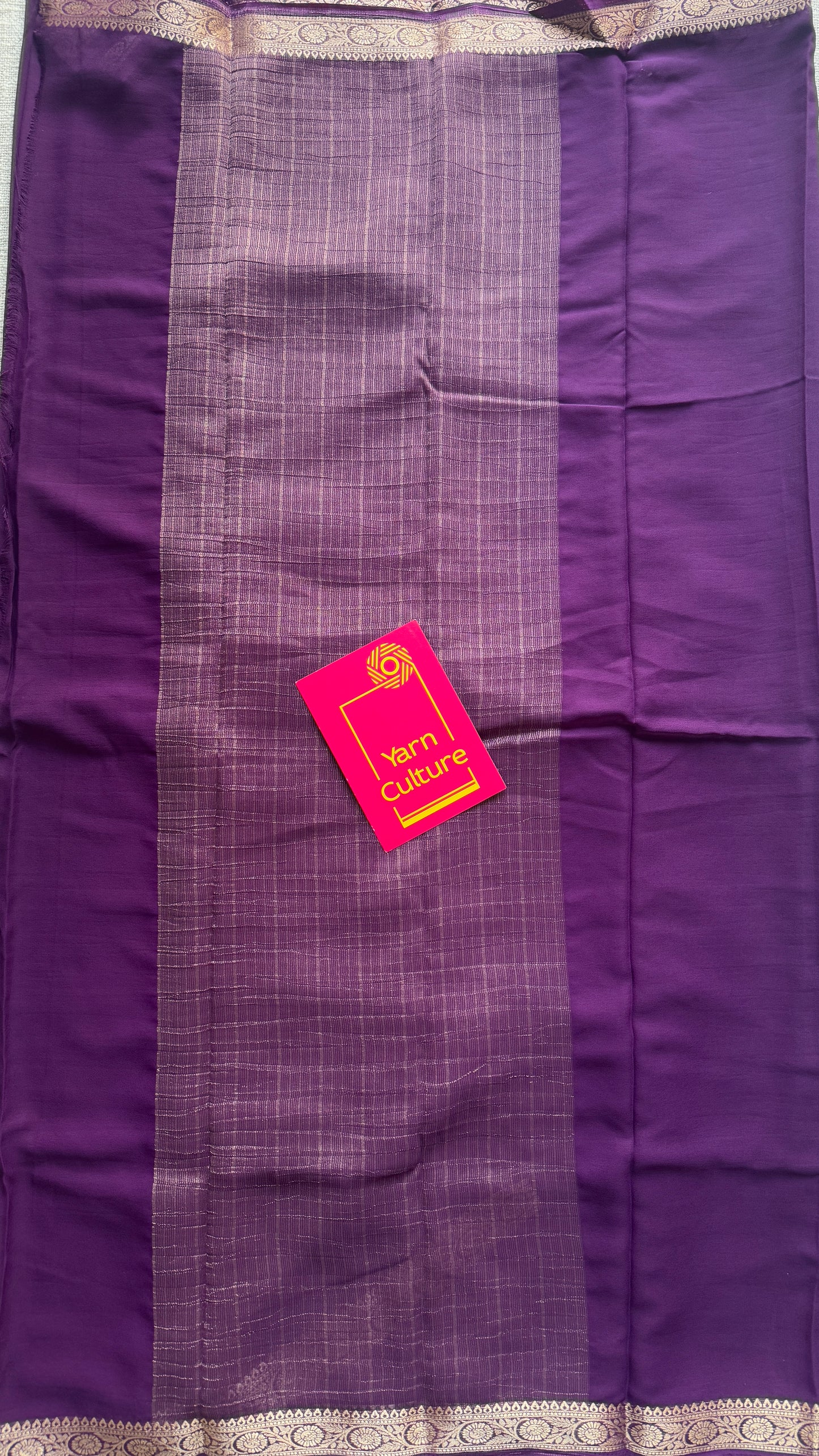 Purple Pink (vadamalli) - Chiffon