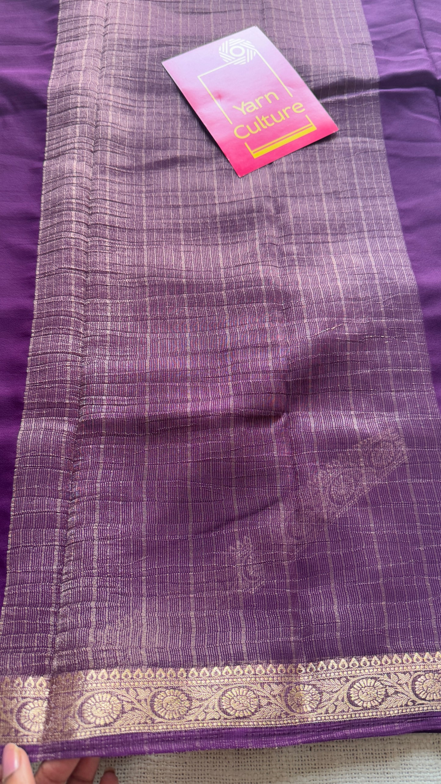 Purple Pink (vadamalli) - Chiffon