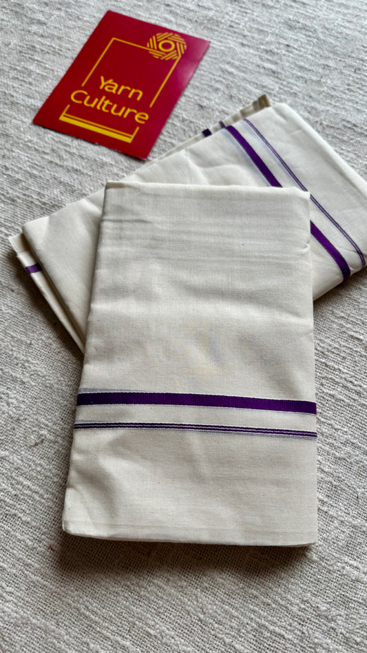 Puliyilakkara set mund purple - YCON25KCST18