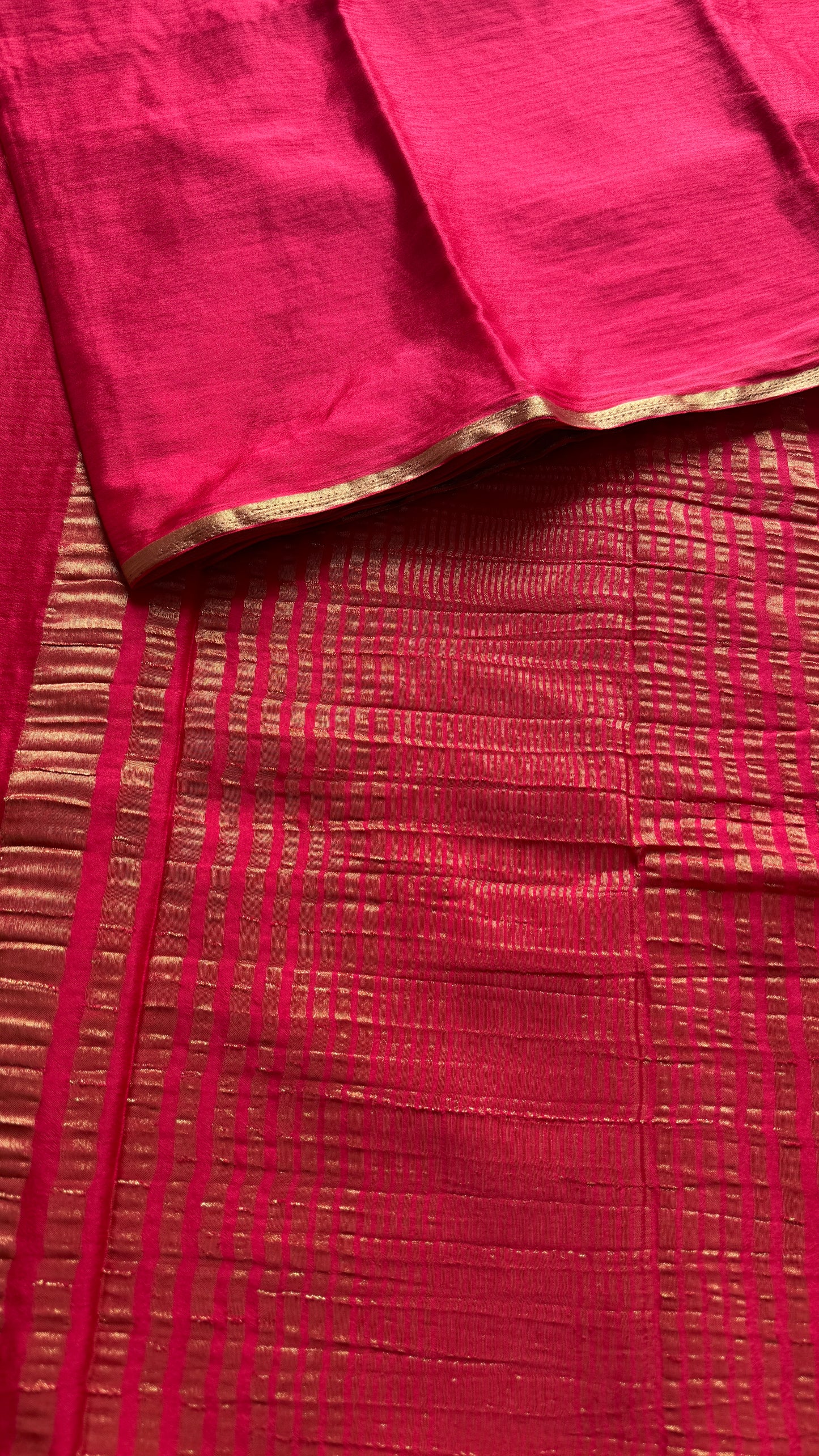 Ishq - Red hues & golden charm, chinon