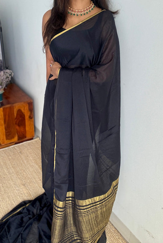 Azaadi - Boldness of black and gold, chinon