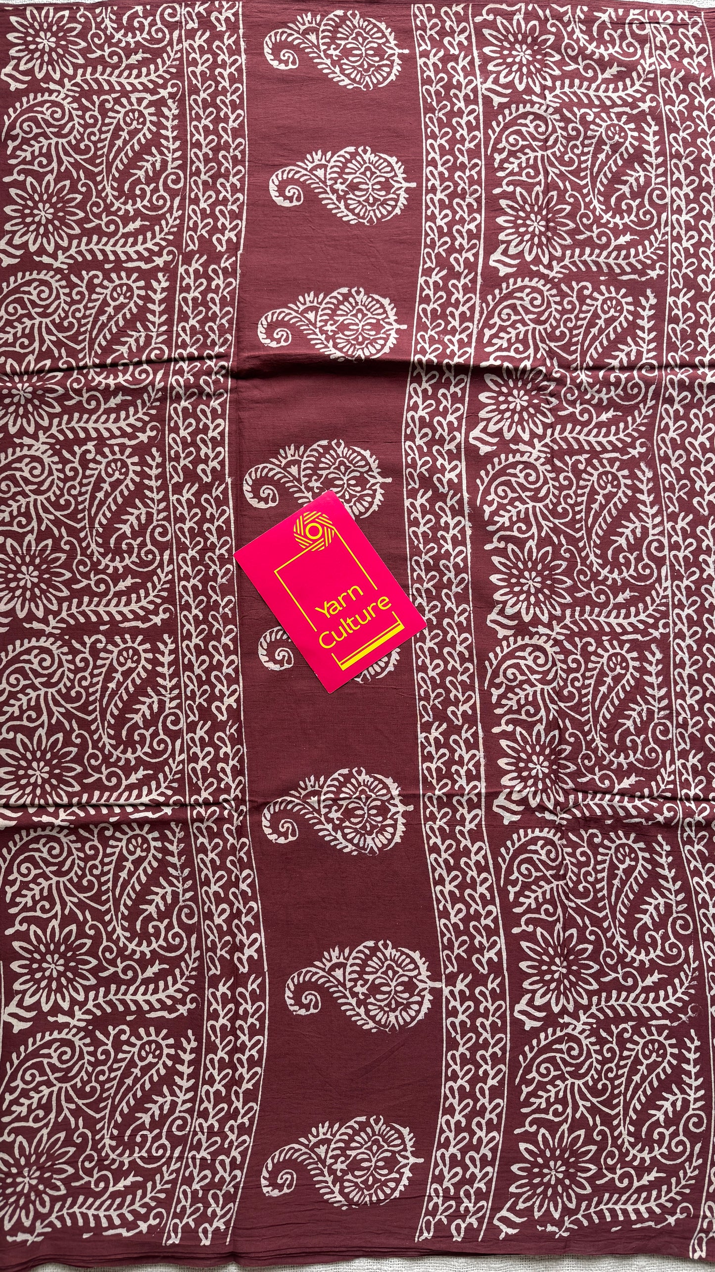 Mitti - Brownish red hues, Bagru block print, soft cotton YCTORBBP06